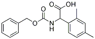 {[(benzyloxy)carbonyl]amino}(2,4-dimethylphenyl)acetic acid Struktur