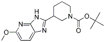 tert-butyl 3-(5-methoxy-3H-imidazo[4,5-b]pyridin-2-yl)piperidine-1-carboxylate Struktur