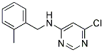 (6-Chloro-pyrimidin-4-yl)-(2-methyl-benzyl)-amine Struktur