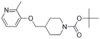 4-(2-Methyl-pyridin-3-yloxymethyl)-piperidine-1-carboxylic acid tert-butyl ester Struktur