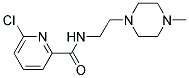 6-Chloro-pyridine-2-carboxylic acid [2-(4-methyl-piperazin-1-yl)-ethyl]-amide Struktur