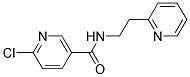 6-Chloro-N-(2-pyridin-2-yl-ethyl)-nicotinamide Struktur