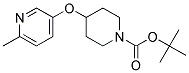 4-(6-Methyl-pyridin-3-yloxy)-piperidine-1-carboxylic acid tert-butyl ester Struktur