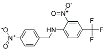 (4-Nitro-benzyl)-(2-nitro-4-trifluoromethyl-phenyl)-amine Struktur