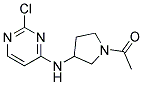 N-(1-acetylpyrrolidin-3-yl)-2-chloropyrimidin-4-amine Struktur