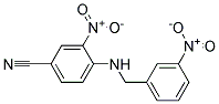 3-Nitro-4-(3-nitro-benzylamino)-benzonitrile Struktur