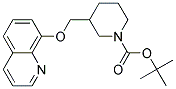 3-(Quinolin-8-yloxymethyl)-piperidine-1-carboxylic acid tert-butyl ester Struktur