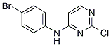 N-(4-bromophenyl)-2-chloropyrimidin-4-amine Struktur