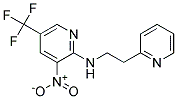 (3-Nitro-5-trifluoromethyl-pyridin-2-yl)-(2-pyridin-2-yl-ethyl)-amine Struktur