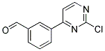 3-(2-Chloro-pyrimidin-4-yl)-benzaldehyde Struktur