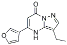 3-ethyl-5-furan-3-ylpyrazolo[1,5-a]pyrimidin-7(4H)-one Struktur