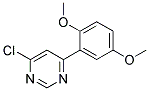 4-Chloro-6-(2,5-dimethoxy-phenyl)-pyrimidine Struktur