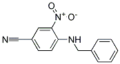 4-Benzylamino-3-nitro-benzonitrile Struktur