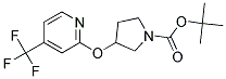 3-(4-Trifluoromethyl-pyridin-2-yloxy)-pyrrolidine-1-carboxylic acid tert-butyl ester Struktur