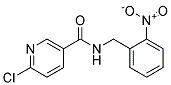 6-Chloro-N-(2-nitro-benzyl)-nicotinamide Struktur