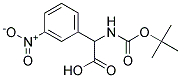 [(tert-butoxycarbonyl)amino](3-nitrophenyl)acetic acid Struktur