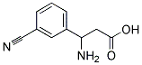 3-amino-3-(3-cyanophenyl)propanoic acid Struktur