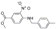 4-(4-Methyl-benzylamino)-3-nitro-benzoic acid methyl ester Struktur