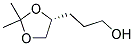 3-[(4R)-2,2-dimethyl-1,3-dioxolan-4-yl]propan-1-ol Struktur