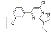 5-(3-tert-butoxyphenyl)-7-chloro-3-ethylpyrazolo[1,5-a]pyrimidine Struktur