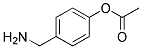 4-AMINOMETHYL PHENYL ACETATE Struktur