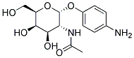 4-AMINOPHENYL-2-ACETAMIDO-2-DEOXY-ALPHA-D-GALACTOPYRANOSIDE Struktur