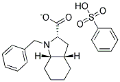 BENZYL(2S,3AS,7AS)-OCTAHYDRO-1H-INDOLE-2-CARBOXYLATE BENEZENESULFONATE Struktur