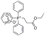 CARBETHOXYETHYL TRIPHENYL PHOSPHONIUM ACETATE Struktur