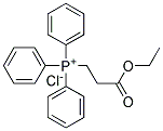 CARBETHOXYETHYL TRIPHENYL PHOSPHONIUM CHLORIDE Struktur