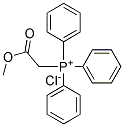 CARBMETHOXYMETHYL TRIPHENYL PHOSPHONIUM CHLORIDE Struktur