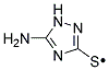 5-Amino-1,2,4-Triazole-3-Mercapto Struktur