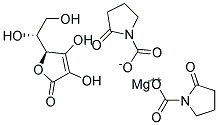 Magnesium ascorbate pyrrolidone carboxylate Struktur