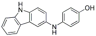 3-(4'-Hydroxyphenylamino) carbazole Struktur