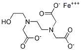 N-Hydroxyethylethylenediaminetriacetic acid, iron(III) salt Struktur