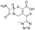 7-Amino-3-([1-Methyl-1,2,3,4-tetrazol-5-yl] thiomethyl)-3-cephem-4-carboxylic acid Struktur