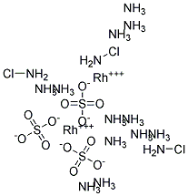 Rhodium chloropentaammine sulfate Struktur