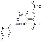 (5-METHYL-2-PYRIDYL)ACETONITRILEPICRATE Struktur