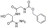 (N-(BENZYLOXYCARBONYL)GLYCYL)-L-SERINEHYDRAZIDE Struktur