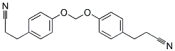 3,3'-(METHYLENEBIS(OXY-P-PHENYLENE))DIPROPIONITRILE Struktur