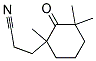 3-(1,3,3-TRIMETHYL-2-OXOCYCLOHEXYL)PROPIONITRILE Struktur