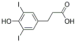 3-(4-HYDROXY-3,5-DIIODOPHENYL)PROPIONICACID Struktur