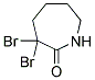 3,3-DIBROMOHEXAHYDRO-2-AZEPINONE Struktur