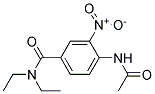 4-ACETAMIDO-N,N-DIETHYL-3-NITROBENZAMIDE Struktur