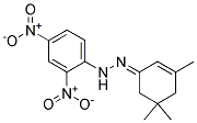 3,5,5-TRIMETHYL-2-CYCLOHEXENONE2,4-DINITROPHENYLHYDRAZONE Struktur