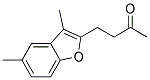 4-(3,5-DIMETHYL-2-BENZOFURANYL)-2-BUTANONE Struktur