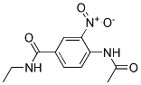 4-ACETAMIDO-N-ETHYL-3-NITROBENZAMIDE Struktur