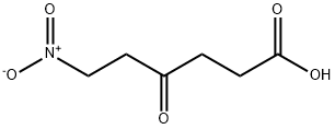 6-NITRO-4-OXOHEXANOICACID Struktur