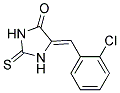 5-(2-CHLOROBENZYLIDENE)-2-THIOXO-4-IMIDAZOLIDINONE Struktur