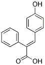 4-HYDROXY-A-PHENYLCINNAMICACID Struktur