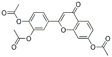 7-ACETOXY-2-(3,4-DIACETOXYPHENYL)-4H-CHROMEN-4-ONE Struktur